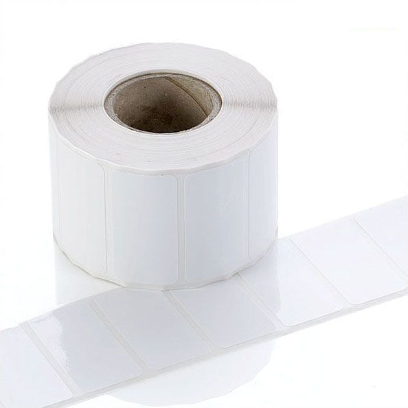Q-L7540WTV - Gloss White Vinyl - 75 x 40mm - Labelzone